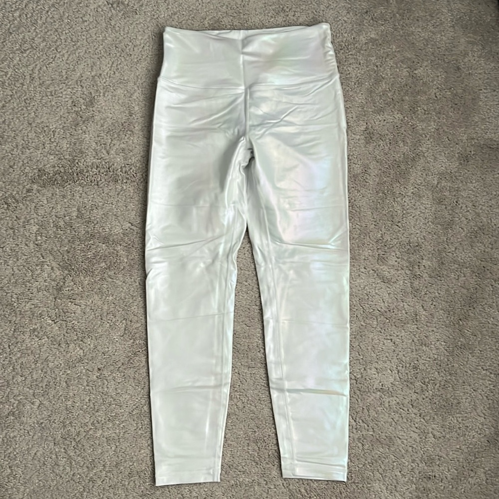 ZIYA active leggings, women’s 6-8, IRIDESCENT color, GUC, high waisted